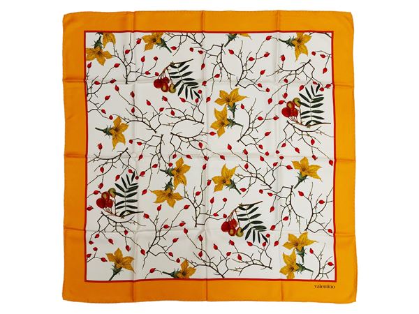 Valentino - Patterned silk scarf
