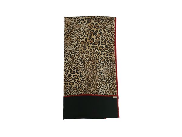 Roberto Cavalli - Stola in seta animalier  - Asta Vintagemania - Maison Bibelot - Casa d'Aste Firenze - Milano
