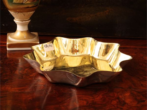 Silver bonbon holder basket
