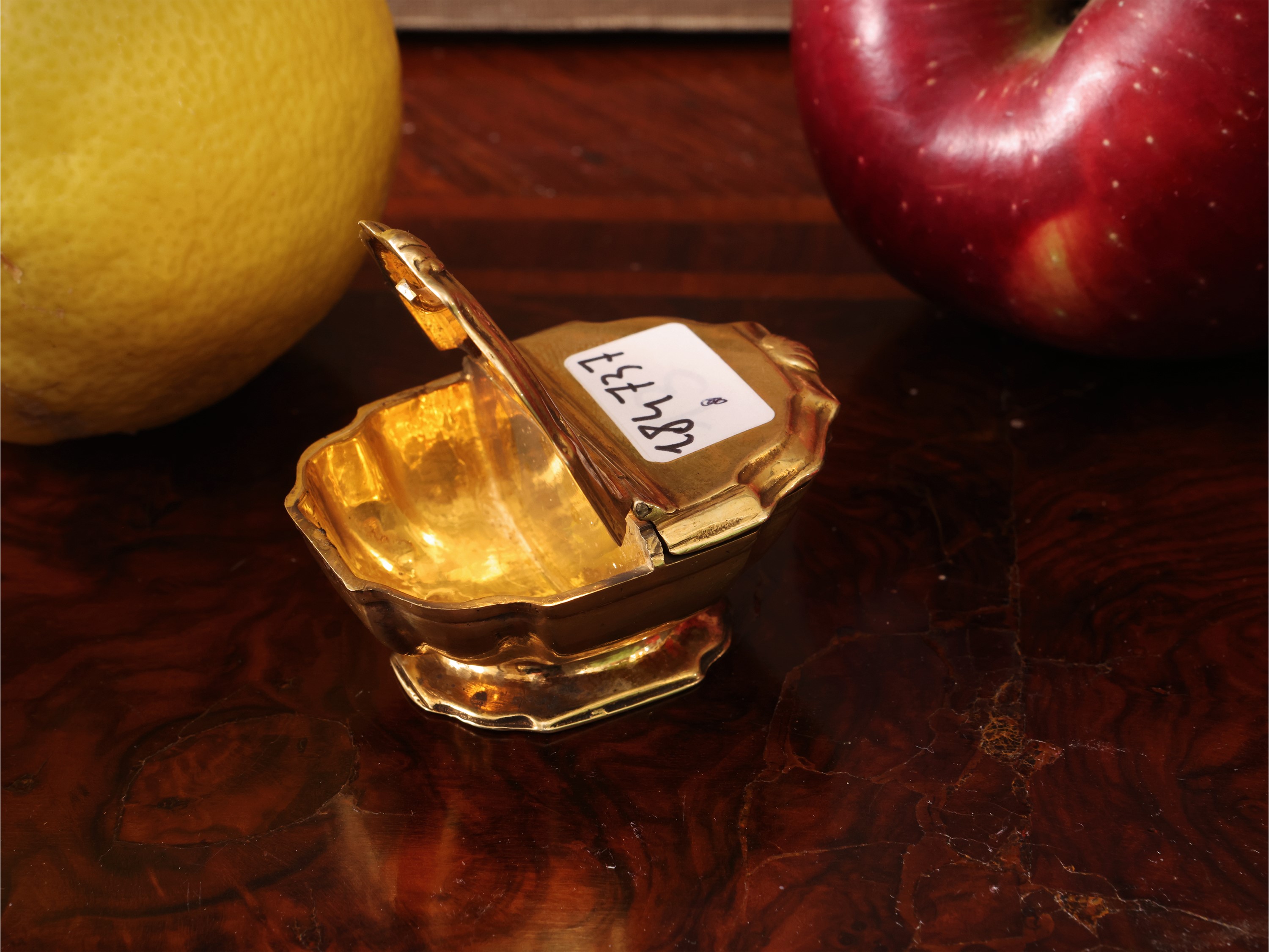 Francia, 1780, Vinaigrette da collezione in argento vermeil