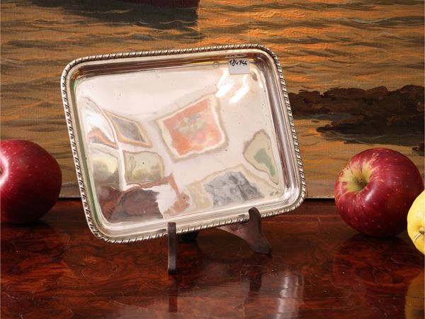 Vassoietto per la posta in argento  - Asta La casa moderna - Maison Bibelot - Casa d'Aste Firenze - Milano