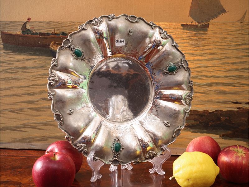 Centrotavola in argento