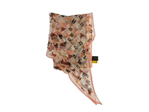 Fendi - Sciarpina in chiffon di seta  - Asta Vintagemania - Maison Bibelot - Casa d'Aste Firenze - Milano