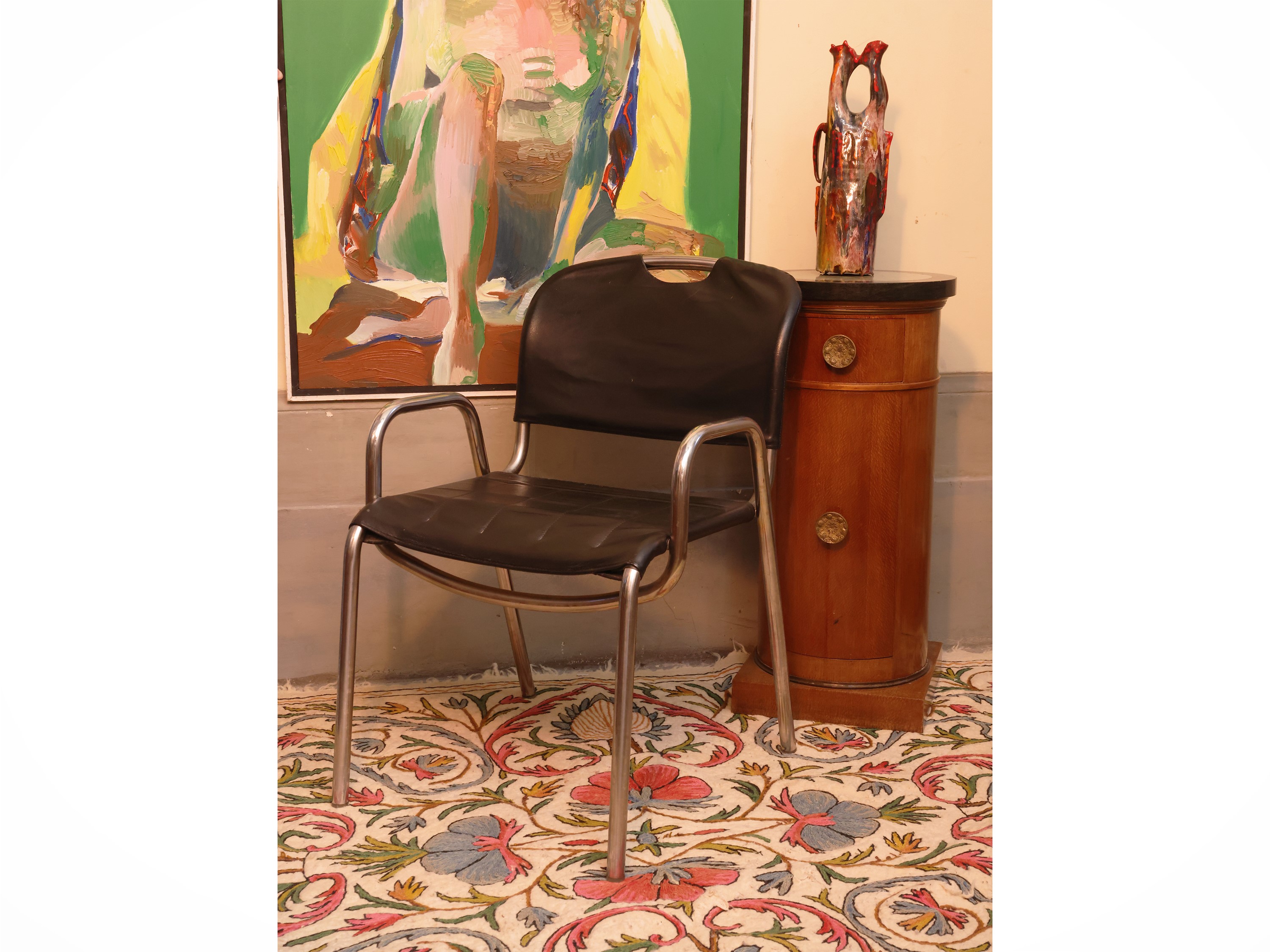 Joe Colombo, Tavolo da gioco per Zanotta (doppio piano in melanina bianca)