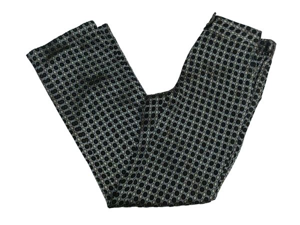 Emporio Armani - Pantaloni palazzo in viscosa fantasia