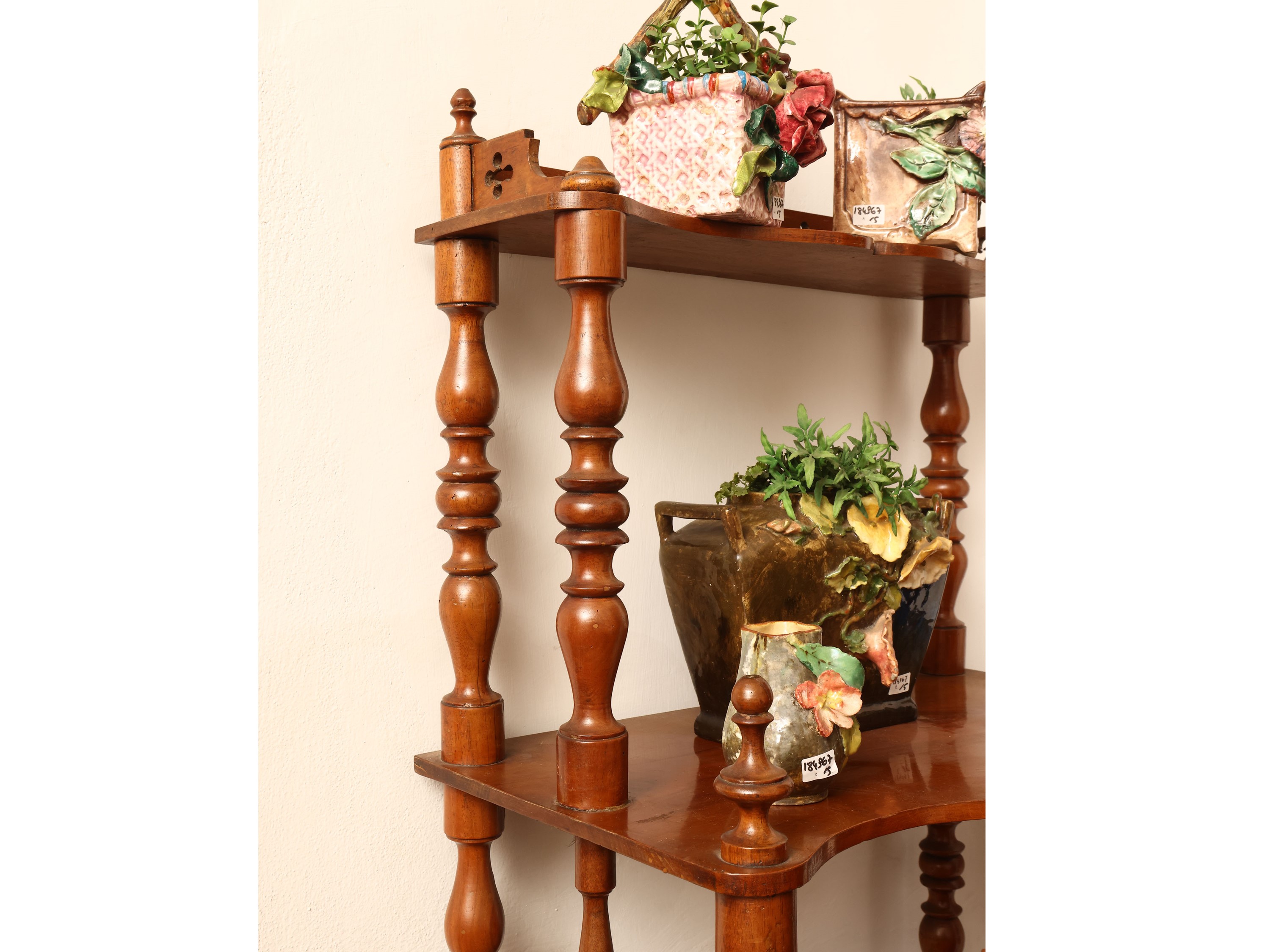 Etagere-libreria in ciliegio