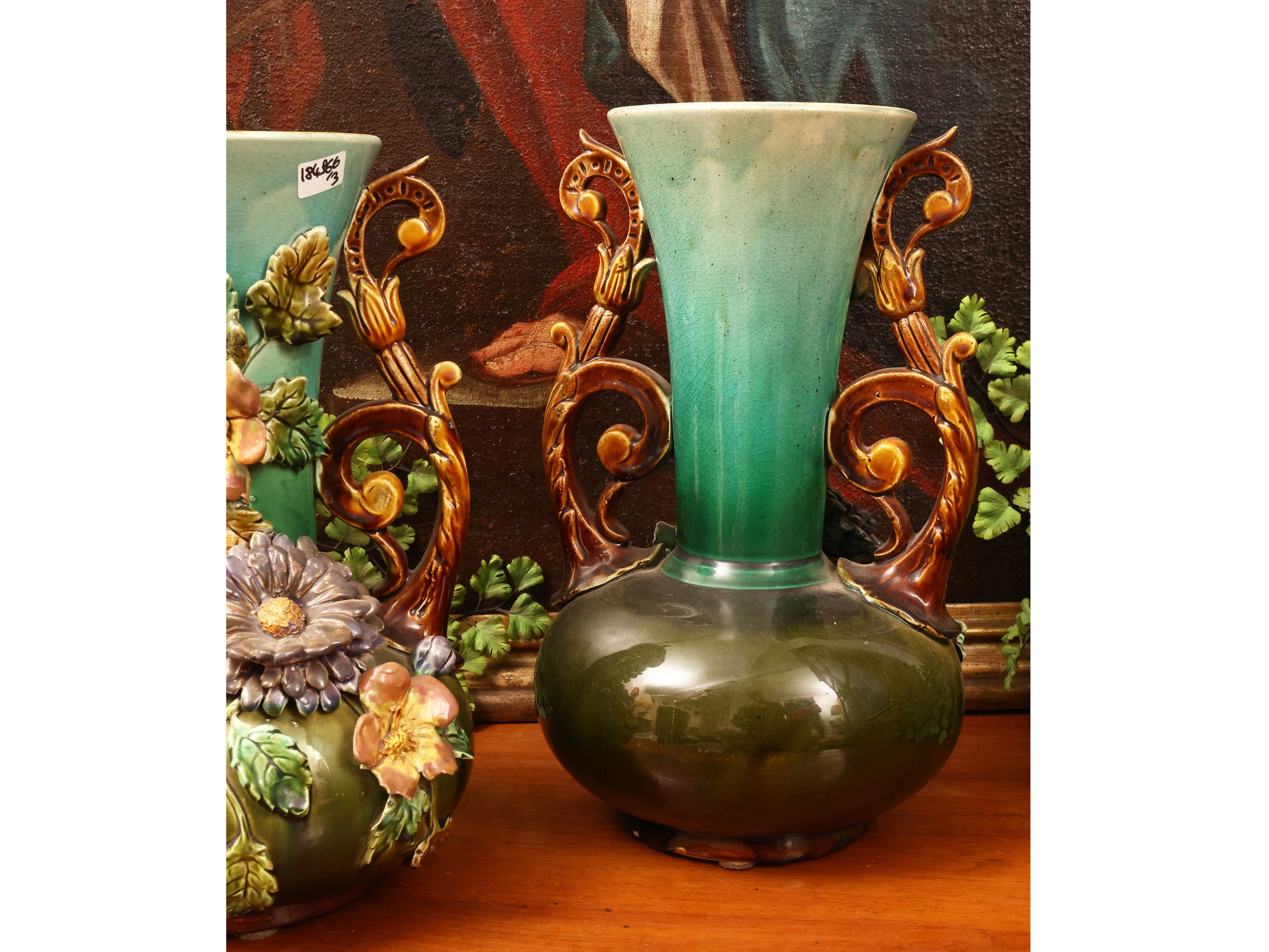 Ceramica, Trittico di vasi in stile Barboutine