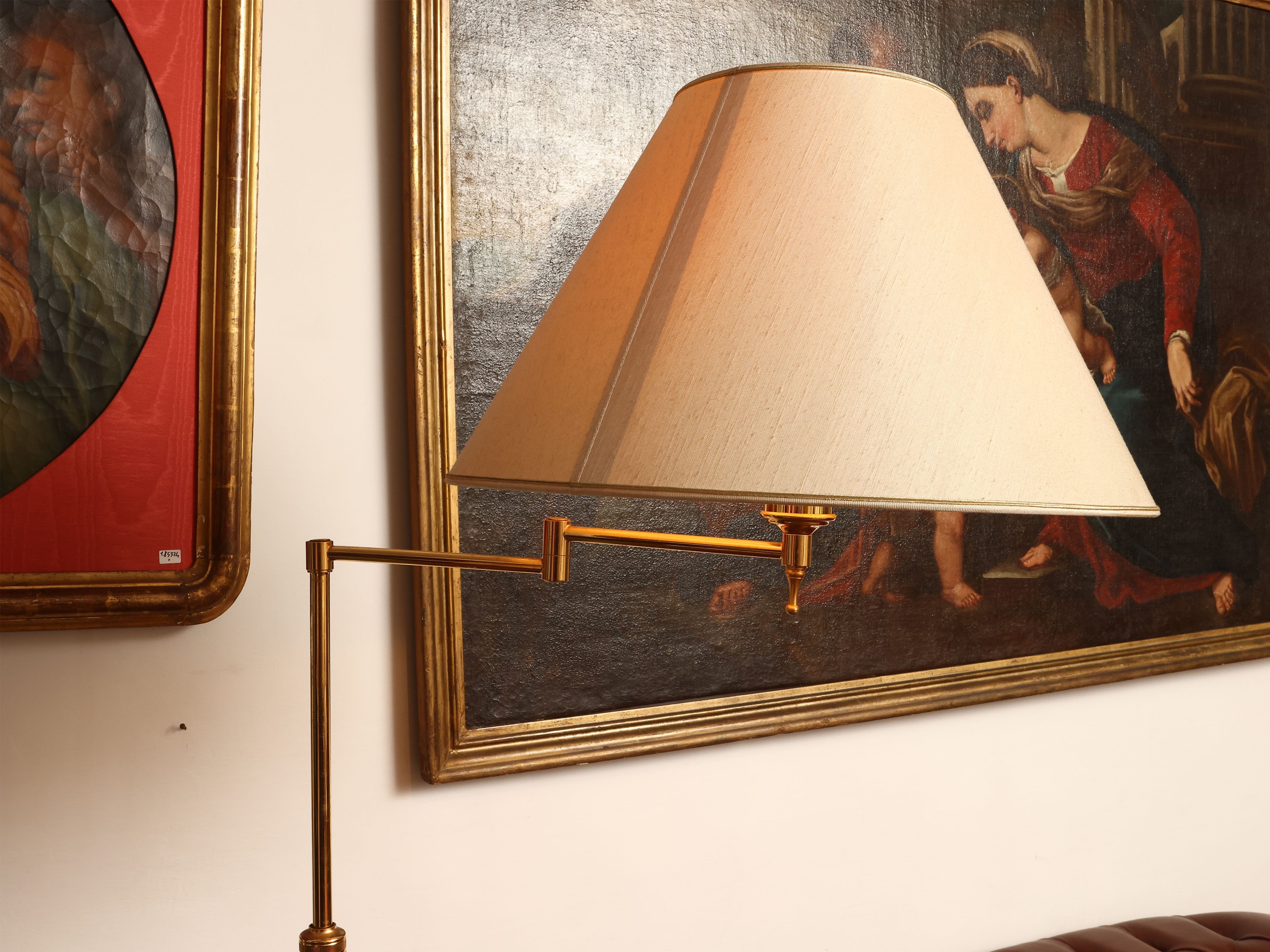 Piantana da lettura in ottone