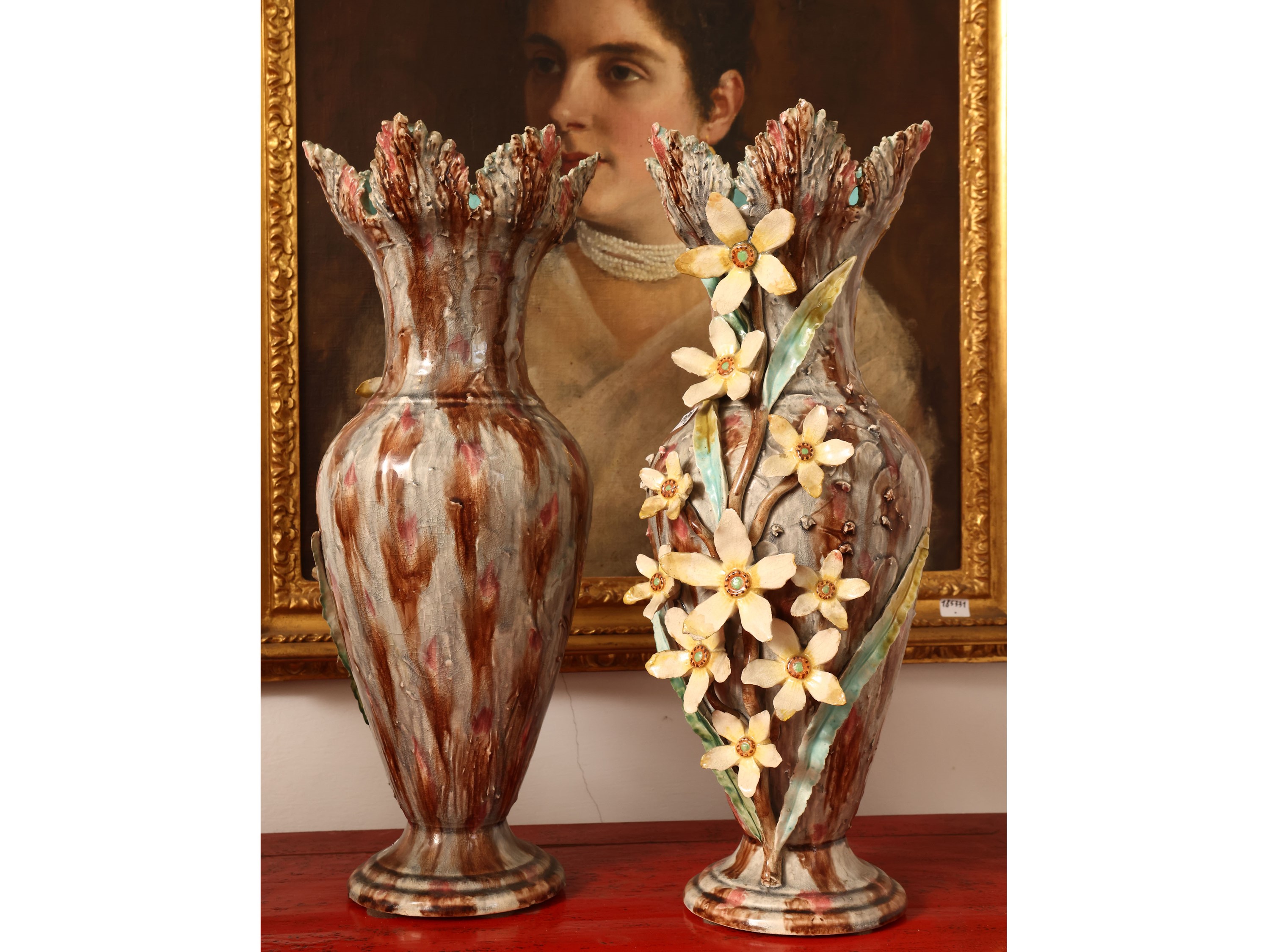 Coppia di Vasi Barboutine in Ceramica