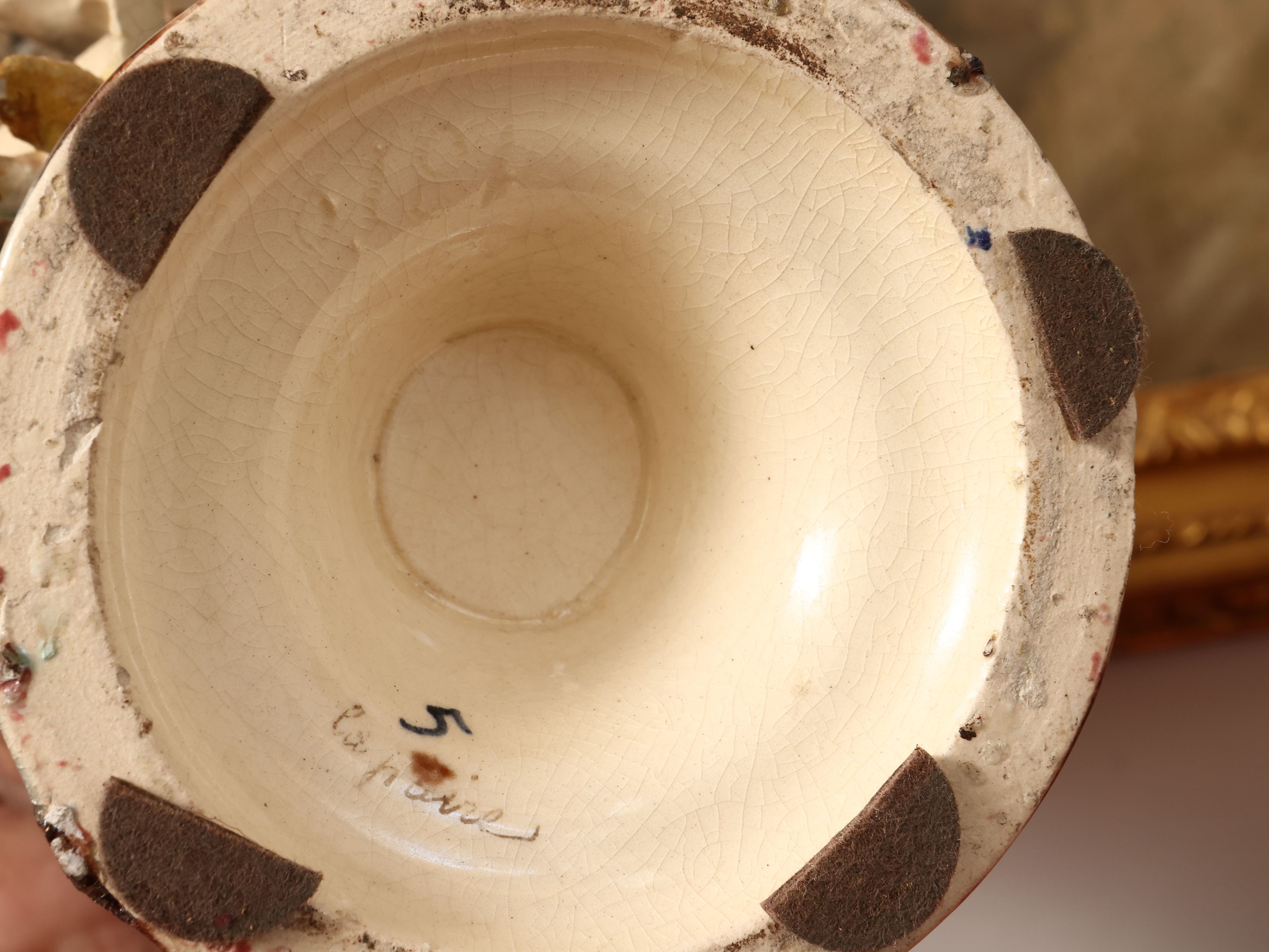 Coppia di Vasi Barboutine in Ceramica