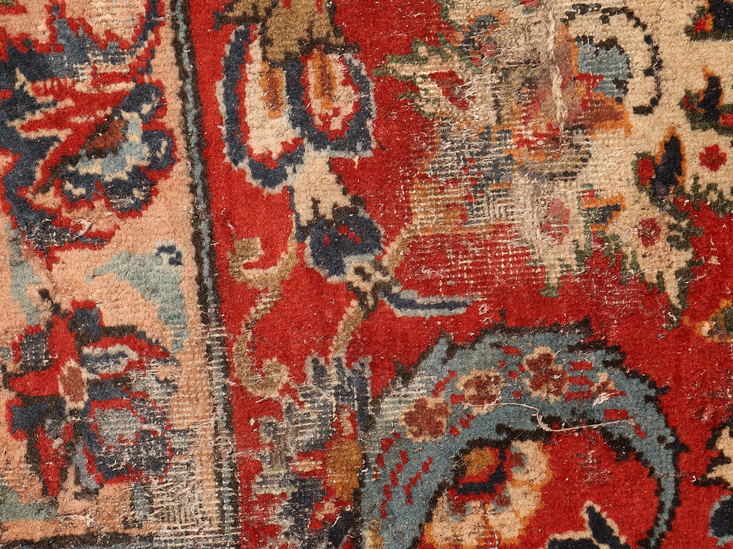 Tappeto persiano Tabriz, manifattura antica, 370 x 255 cm