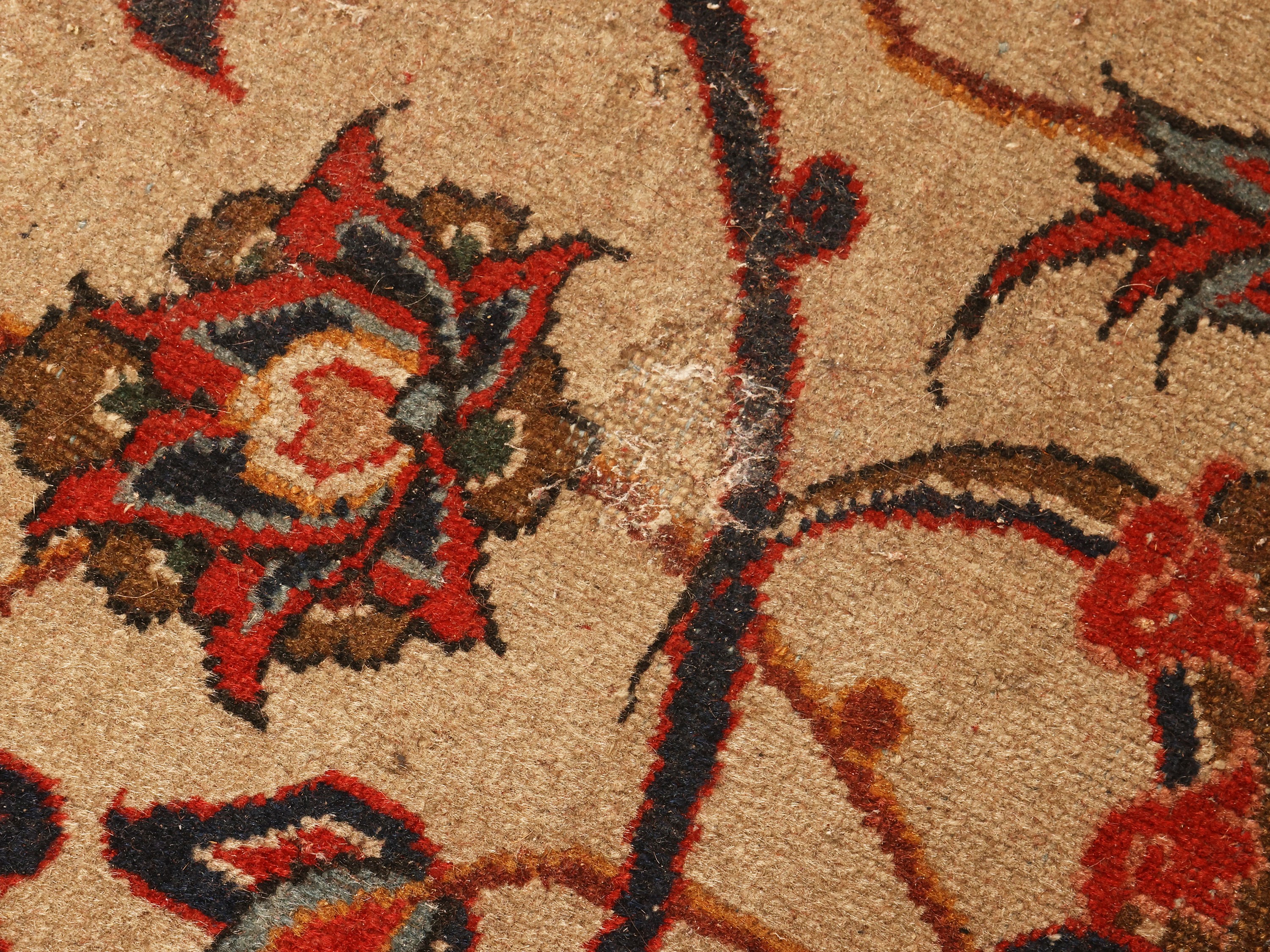 Tappeto persiano Tabriz, manifattura antica, 370 x 255 cm