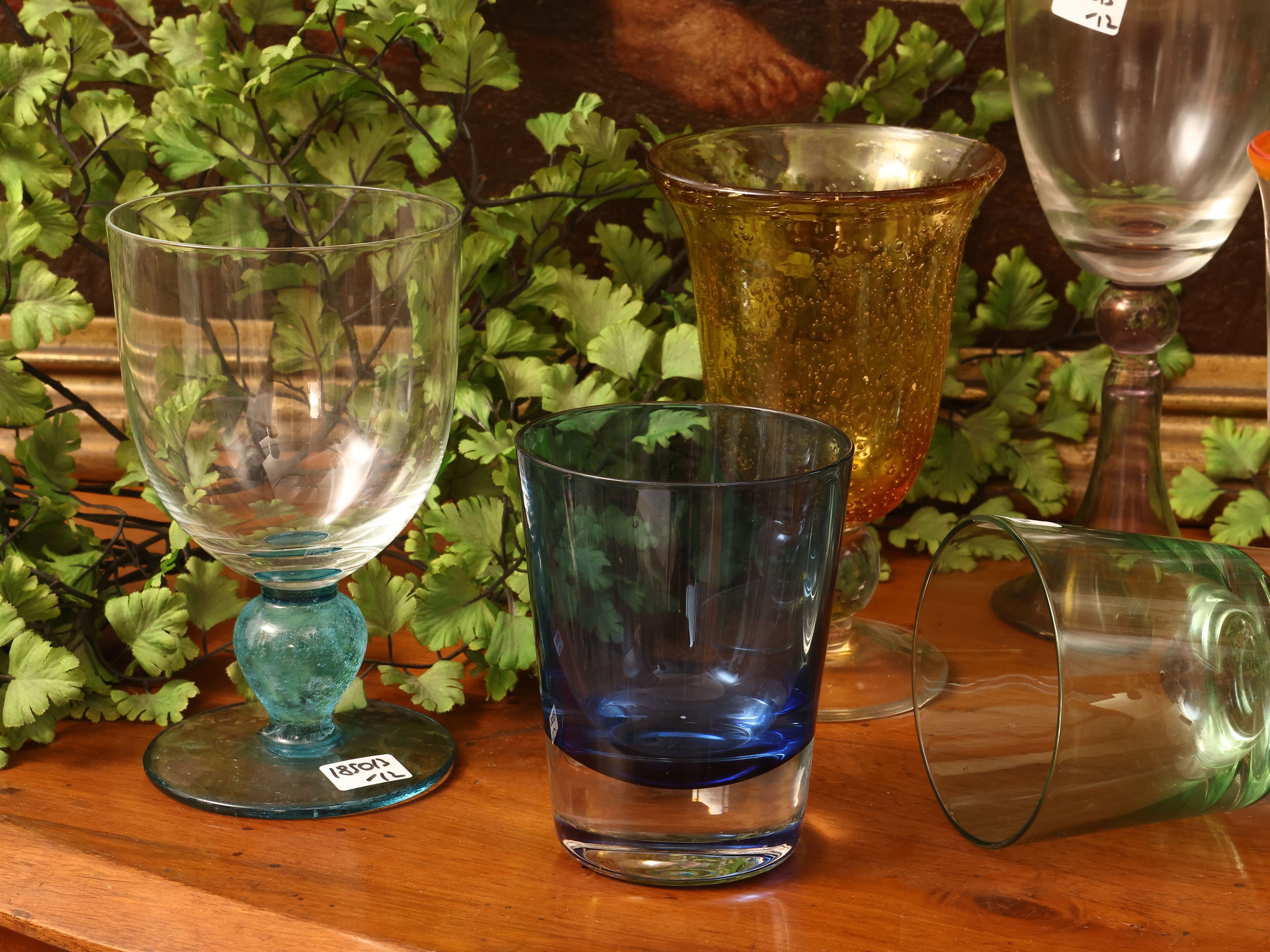 Fantasia di bicchieri Arlecchino per aperitivi, set di 12 pezzi