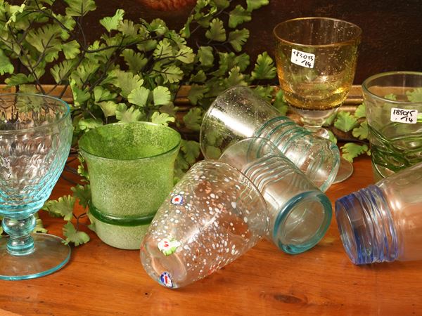 Assortimento di bicchieri fantasia per aperitivi
