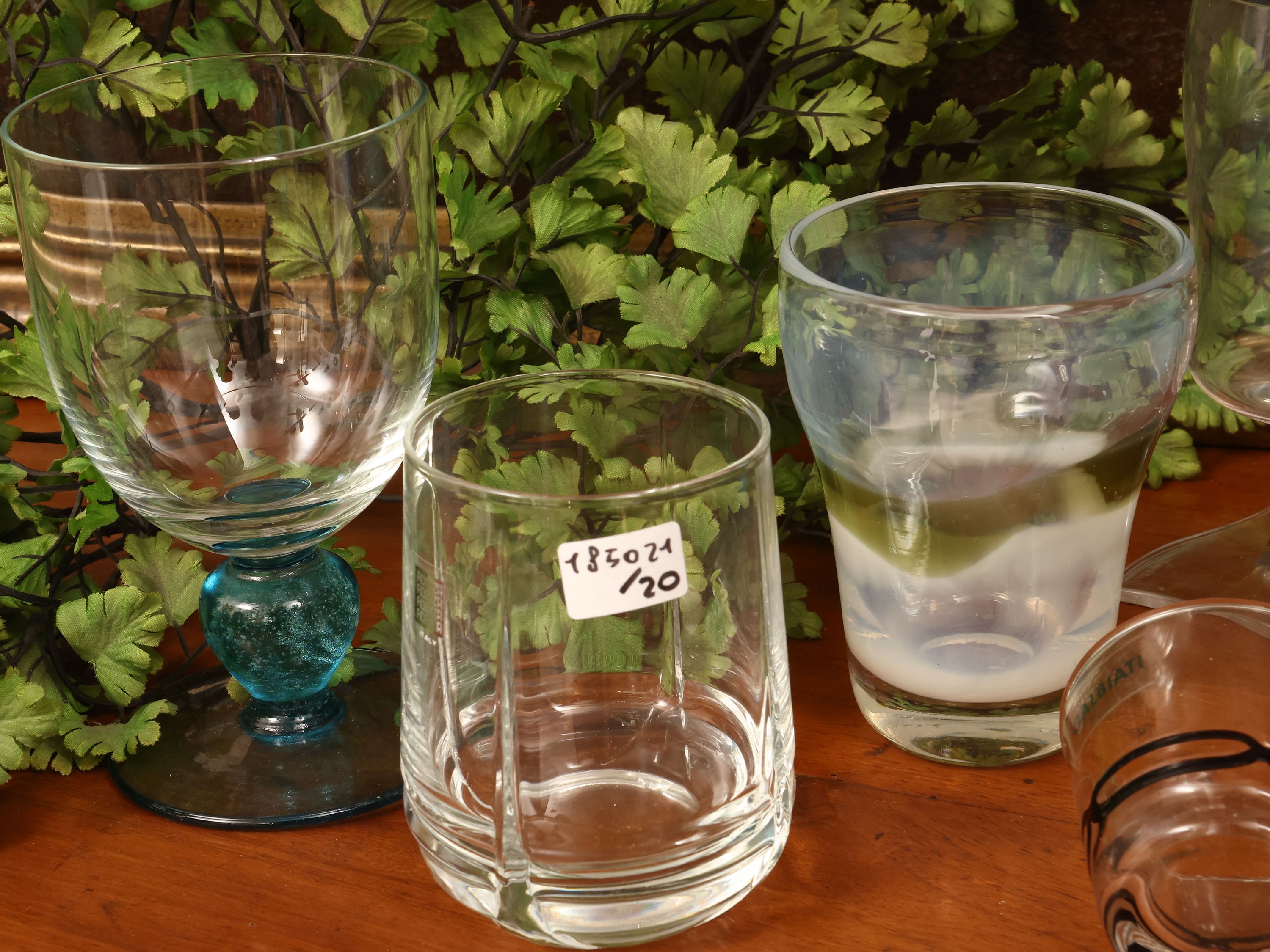 Assortimento di bicchieri da drink, 20 pezzi in vetro