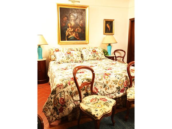 Letto matrimoniale imbottito