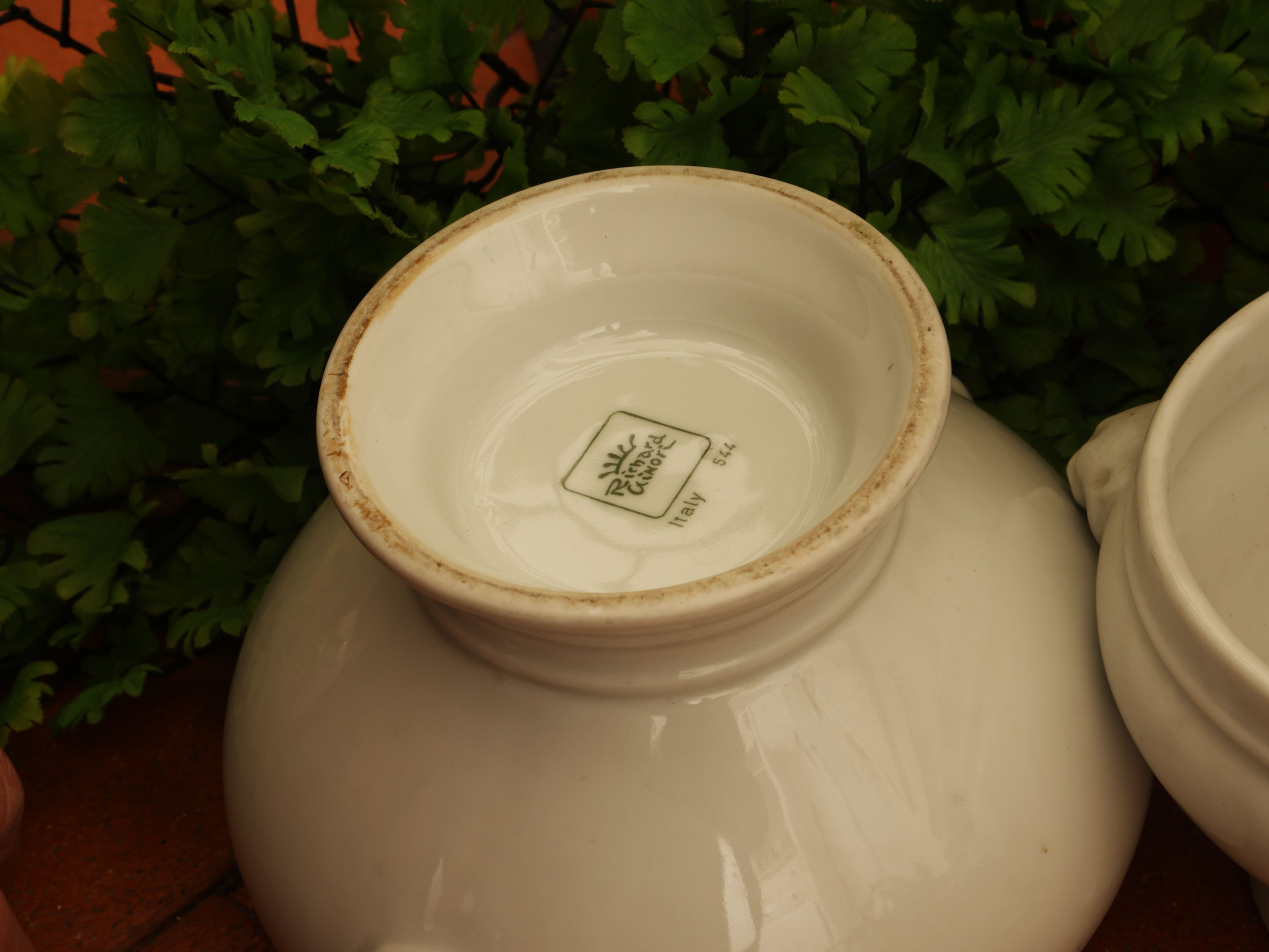 Richard Ginori, Set per soupe à l'oignon in porcellana