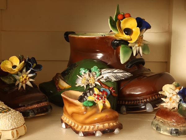 Collezione di scarpette d'epoca