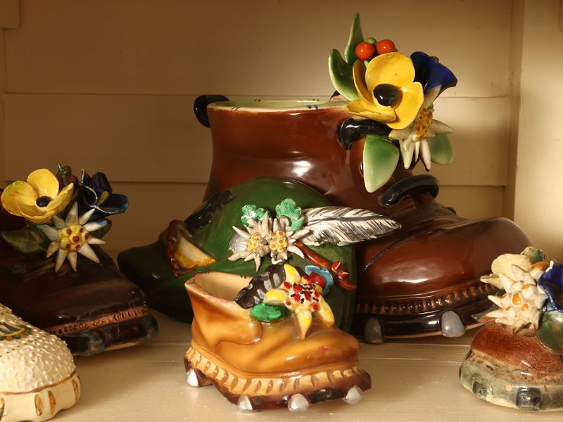Collezione di scarpette d'epoca