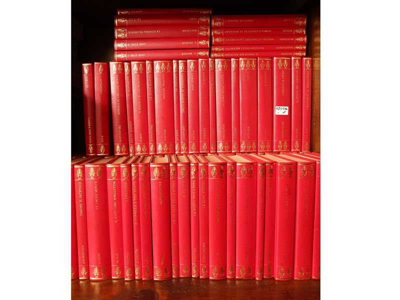 Biblioteca Universale Rizzoli, Piccola biblioteca letteraria con volumetti a legatura rossa