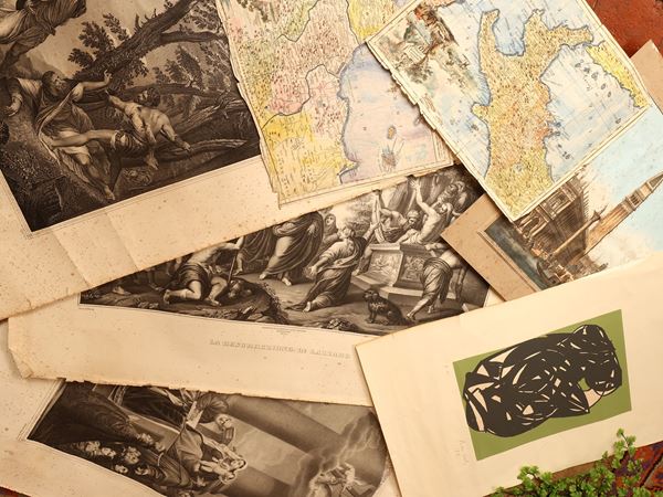 Miscellanea di litografie e incisioni