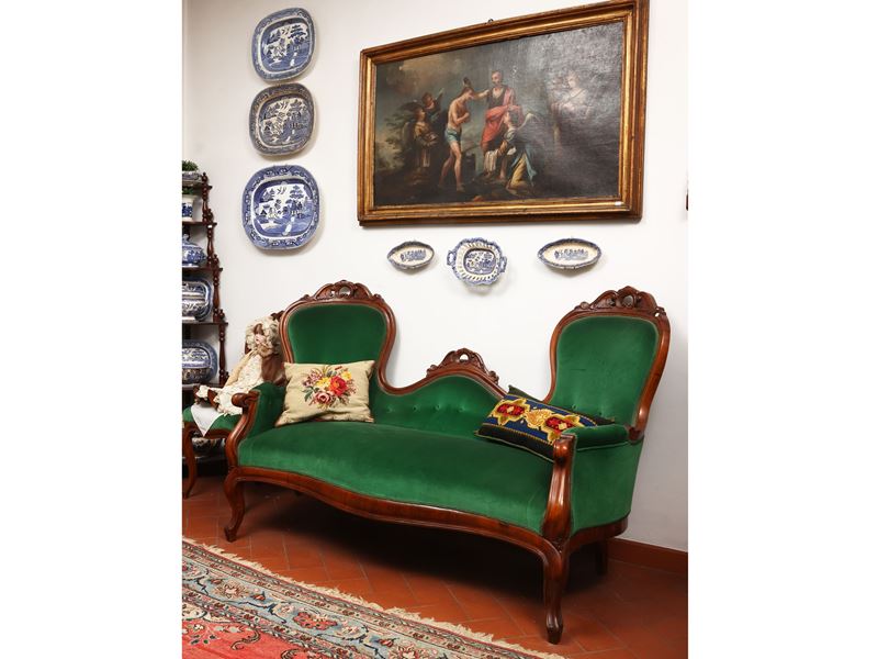 Divano tête-à-tête in noce