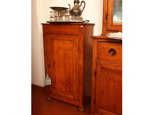 Rustic cabinet in soft wood