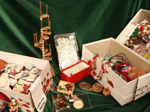 Accessori per realizzare arredi in miniatura