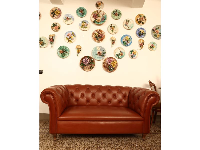 Divano a pozzetto in stile Chester