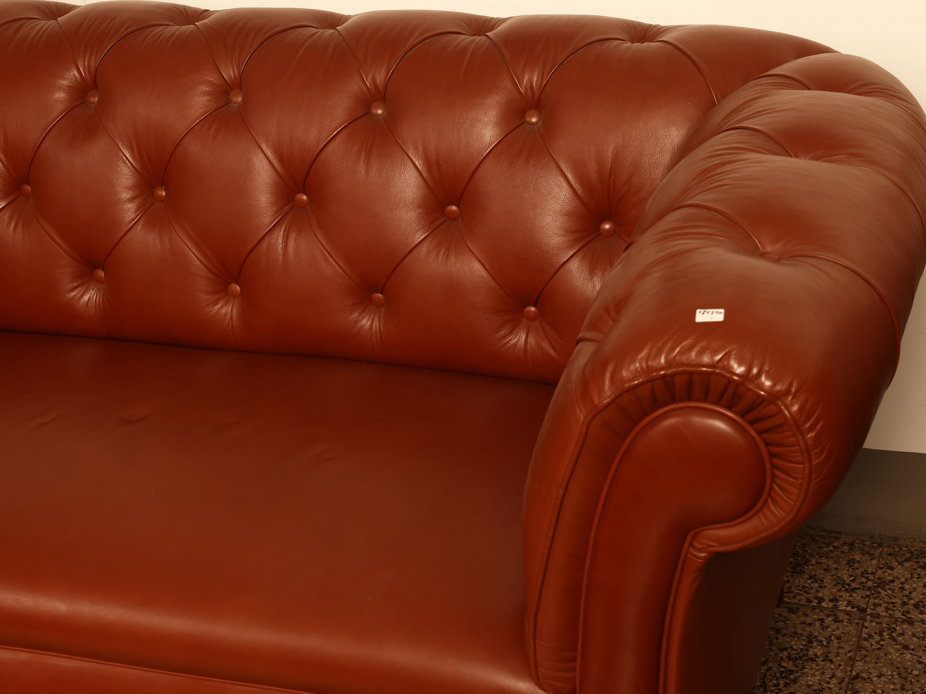 Divano a pozzetto in stile Chester