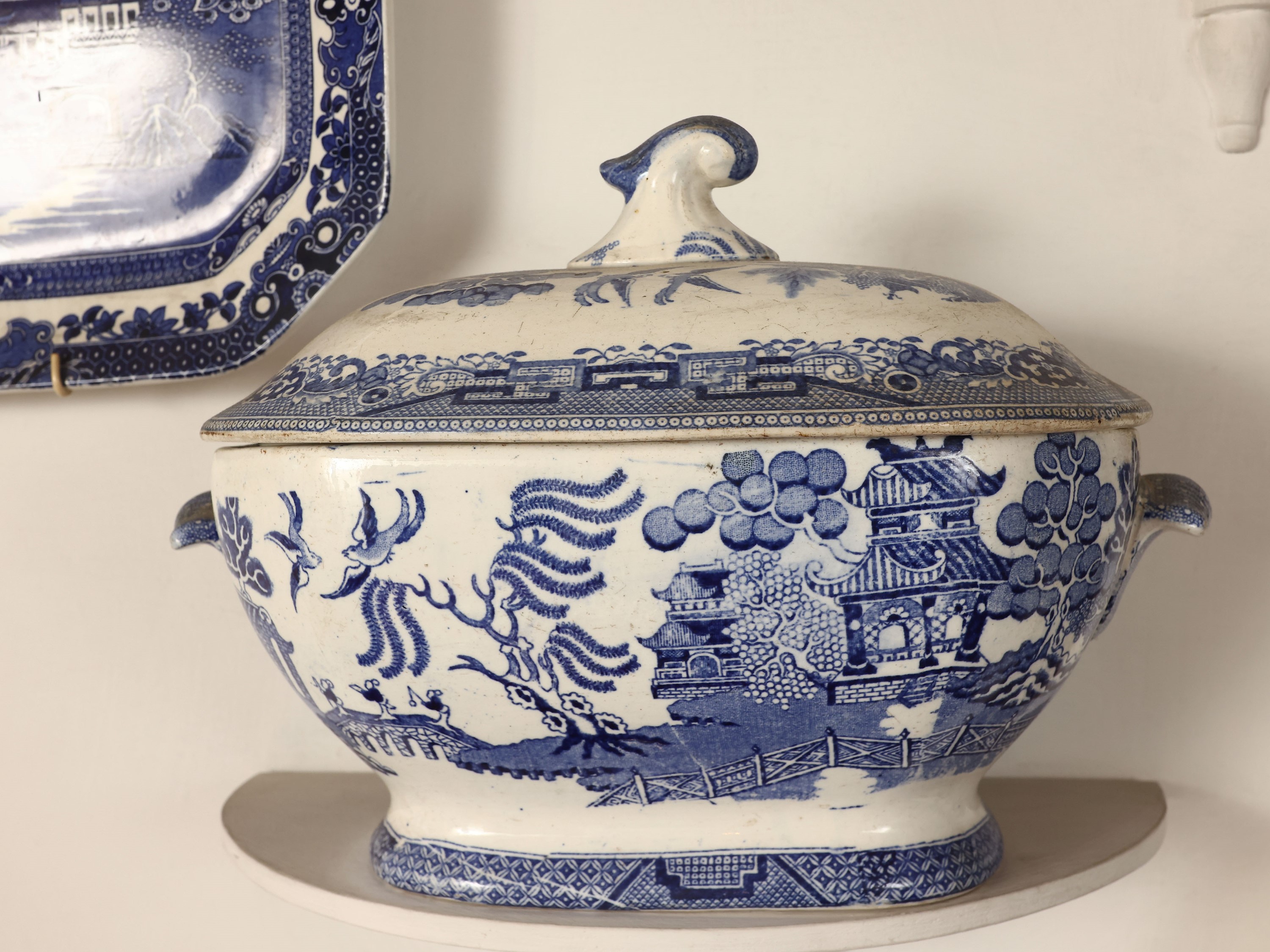 Grande collezione di accessori in terraglia