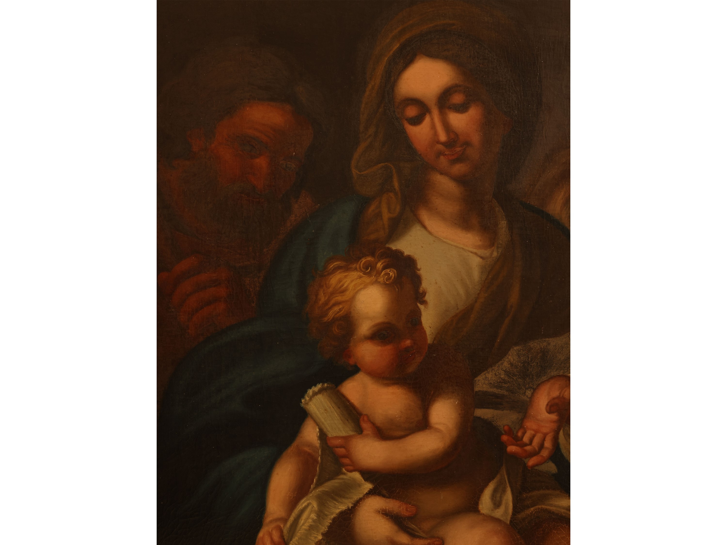 Sacra Famiglia con angelo