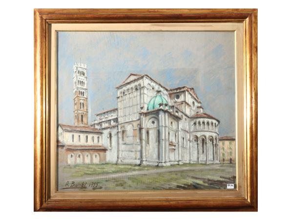Duomo di Lucca 1955  - Asta Stravaganze fiorentine: tra fiaba e collezionismo - Maison Bibelot - Casa d'Aste Firenze - Milano