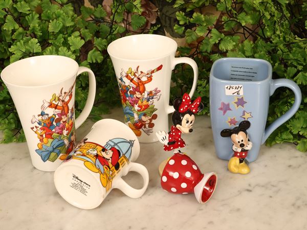 Curiosità Disney in ceramica  - Asta Stravaganze fiorentine: tra fiaba e collezionismo - Maison Bibelot - Casa d'Aste Firenze - Milano