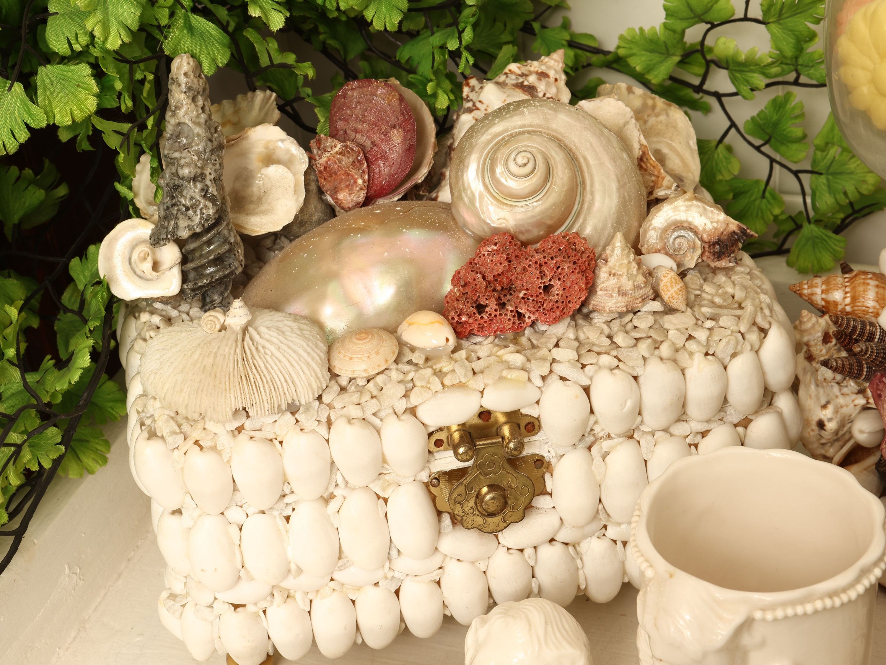 Accessori per stanza da bagno, collezione di oggetti decorativi