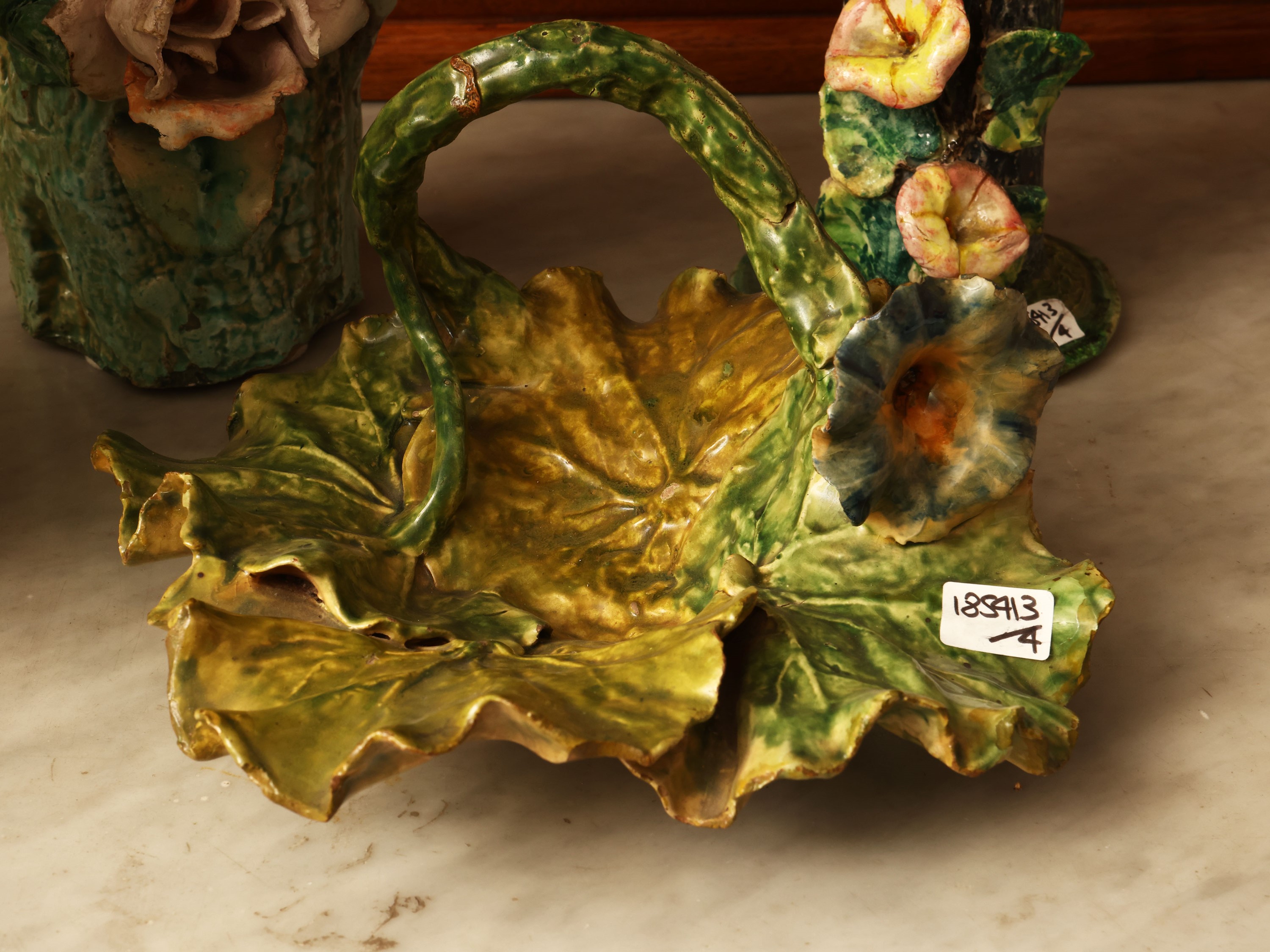 Accessori Barbotine in ceramica policroma