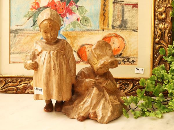 Gruppo in terracotta, Manifattura di Signa