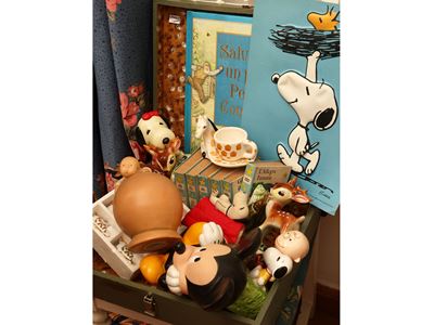Oggetti decorativi per camera da bambino, serie di libri e accessori