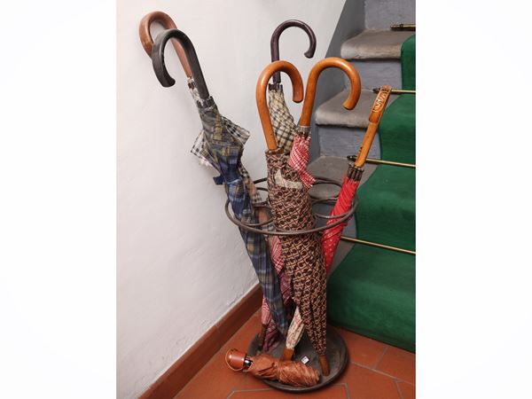 Portabastoni e ombrelli in ferro battuto
