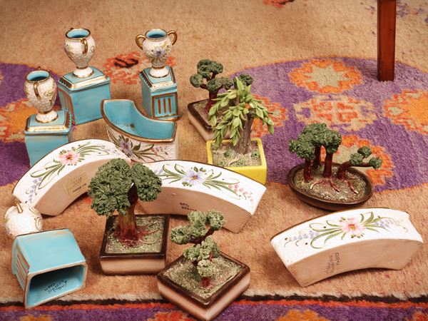 Centrotavola in ceramica