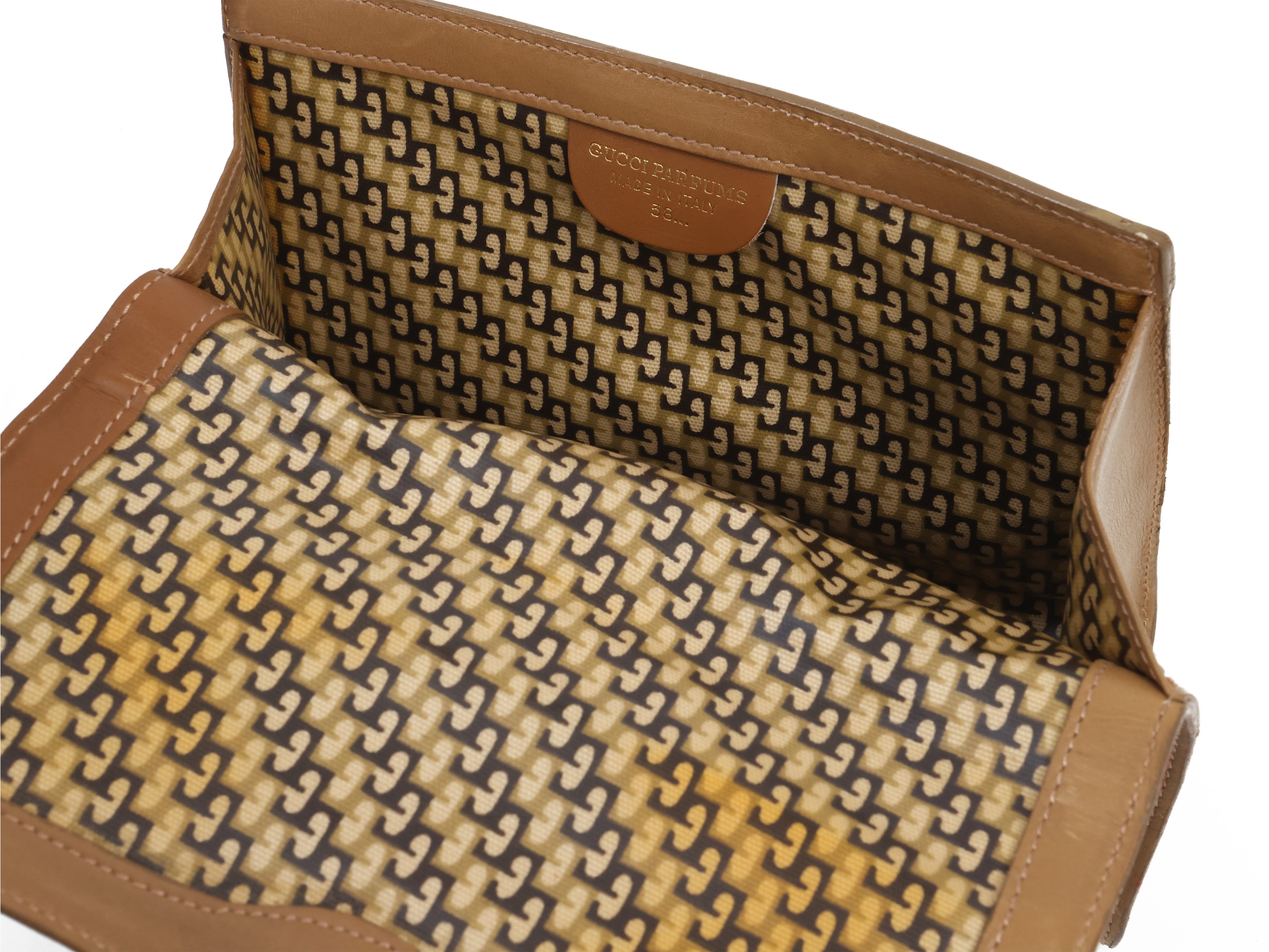 Gucci Parfums - Trousse scamosciata beige