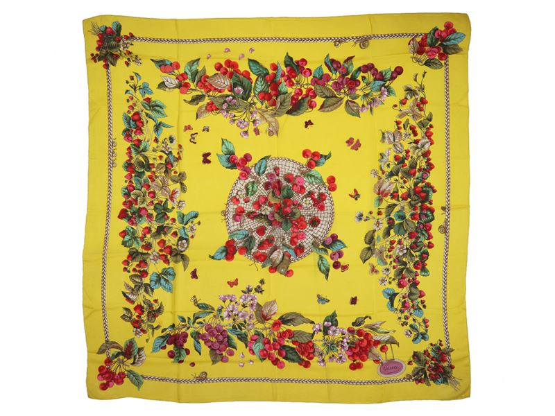 Gucci - Grande foulard in seta