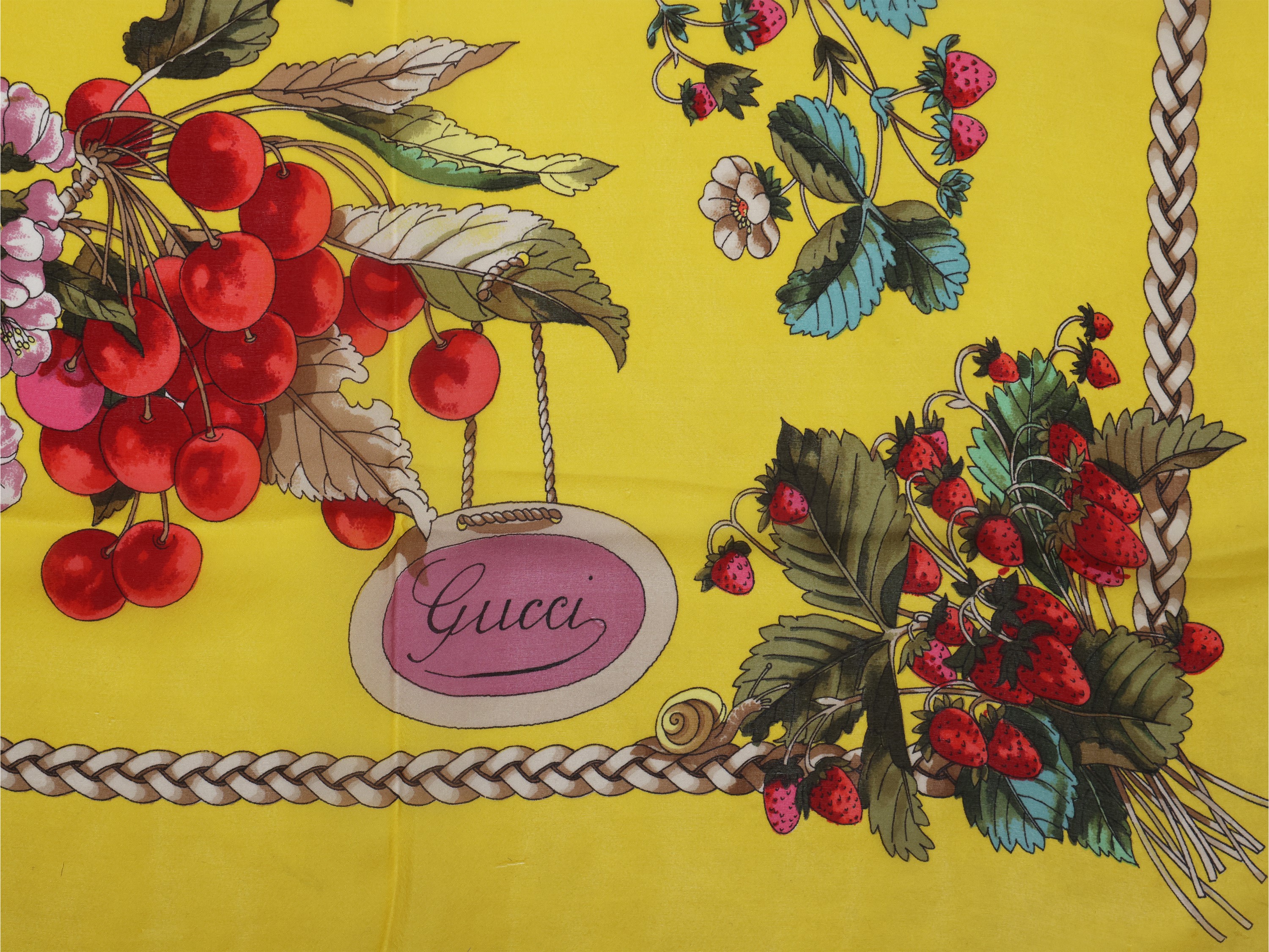 Gucci - Grande foulard in seta