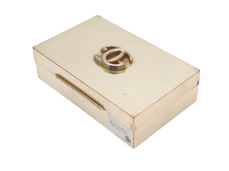 Gucci - Portasigarette in metallo argentato