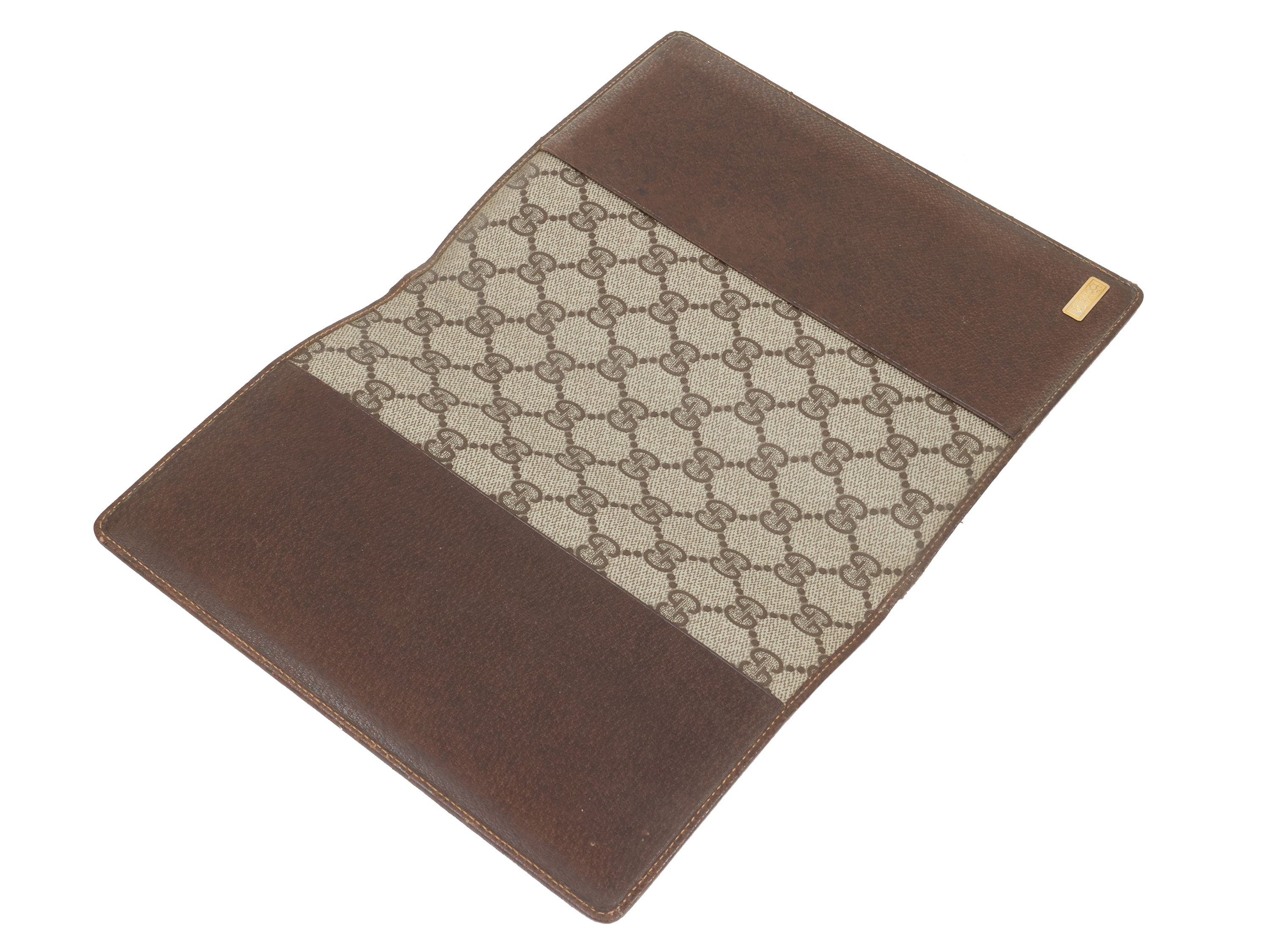 Gucci - Portadocumenti in Tessuto Gg Marrone
