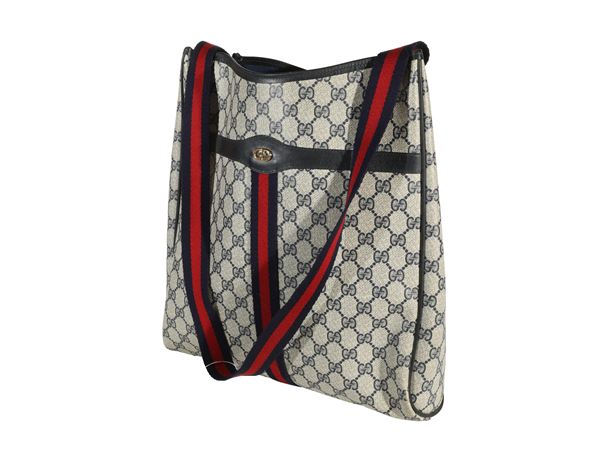 Gucci Parfums - Tote bag in blue GG canvas