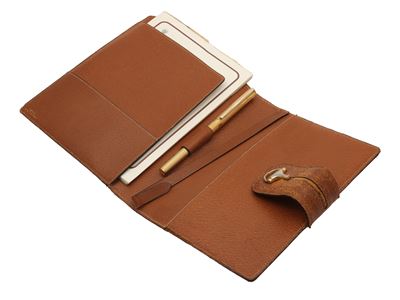 Gucci - Porta Block Notes in Pelle Beige