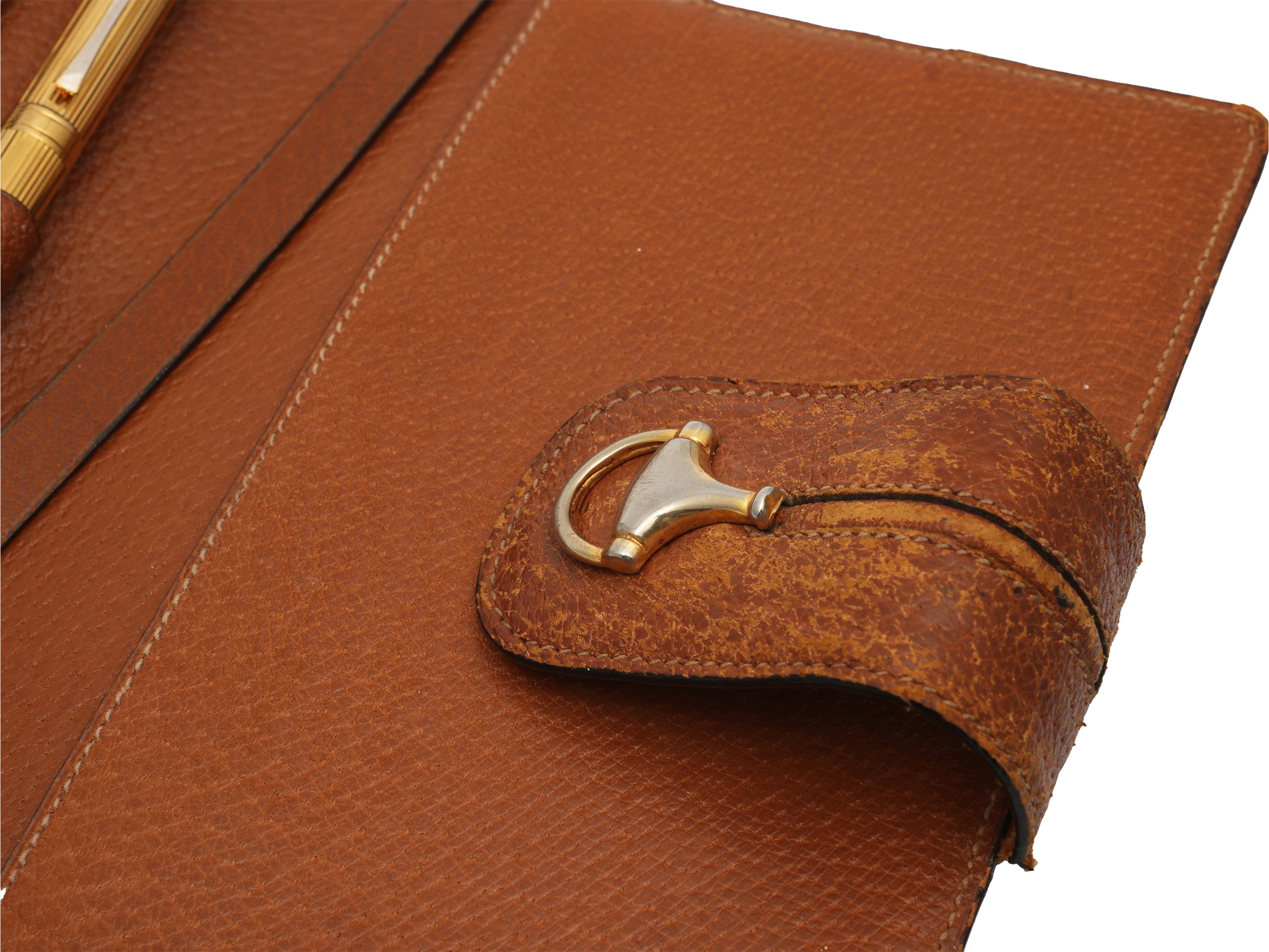 Gucci - Porta Block Notes in Pelle Beige