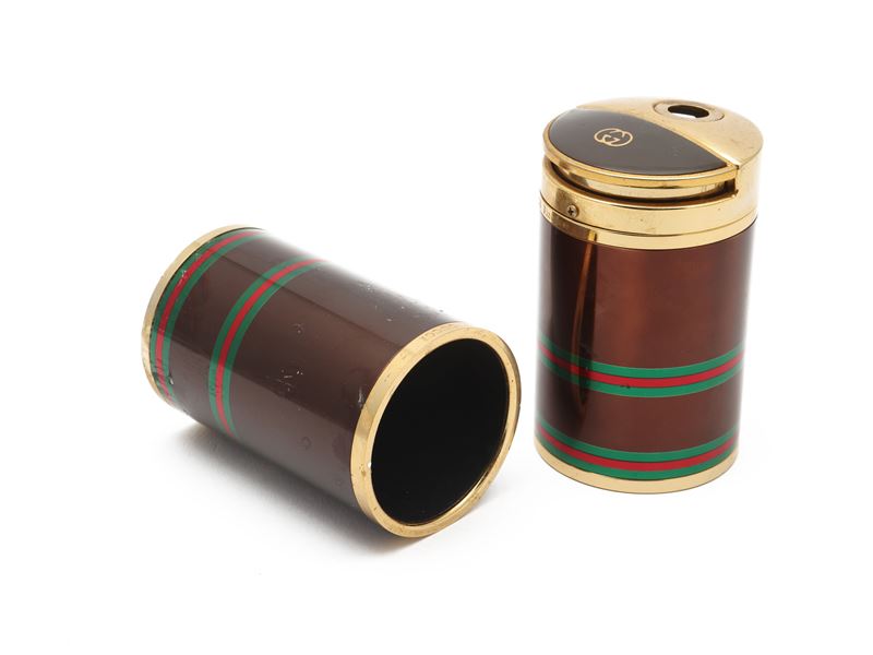 Gucci - Accendino da tavolo e portasigarette