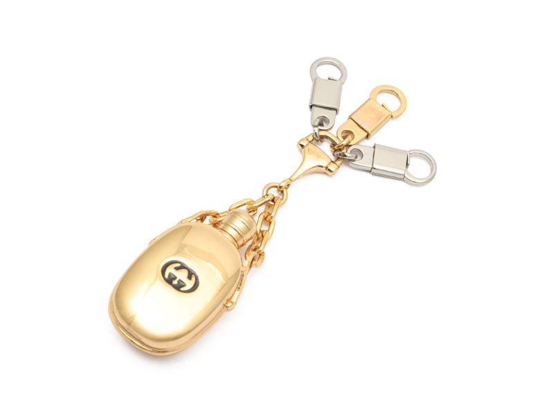 Gucci - Portachiavi con pendente porta profumo